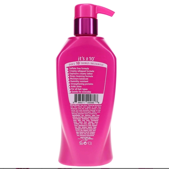It's a 10 Miracle Whipped Shampoo. - Picture 2 of 4